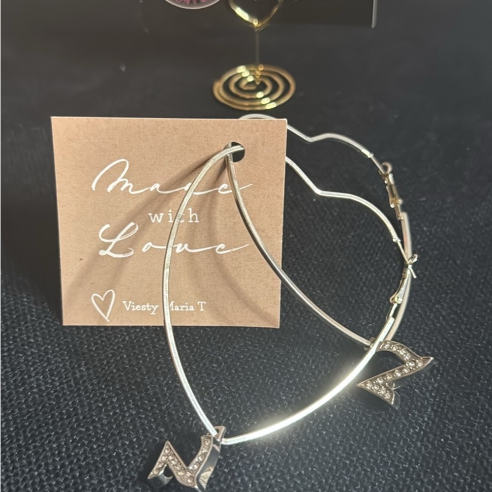 Silver Heart with “Z” initial by Viesty Maria T
